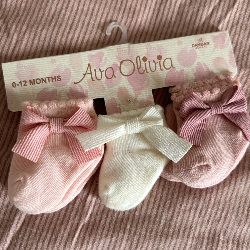 Baby socks, 5, 0-12months, Ava Olivia